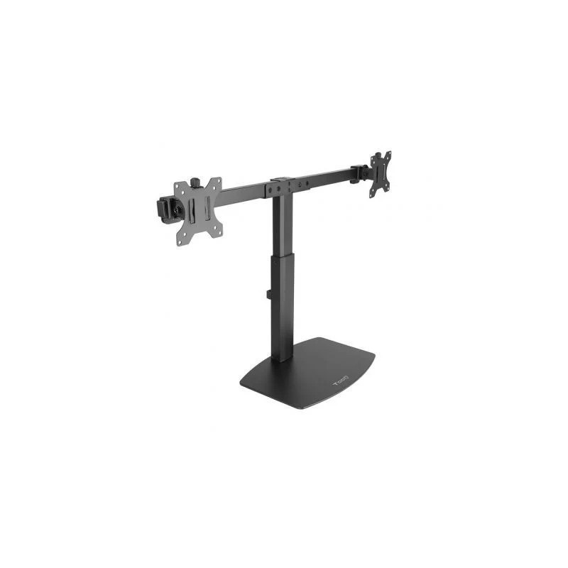 Soporte de Sobremesa para 2 Monitores TooQ DB1727TN-B/ Giratorio/ Incl