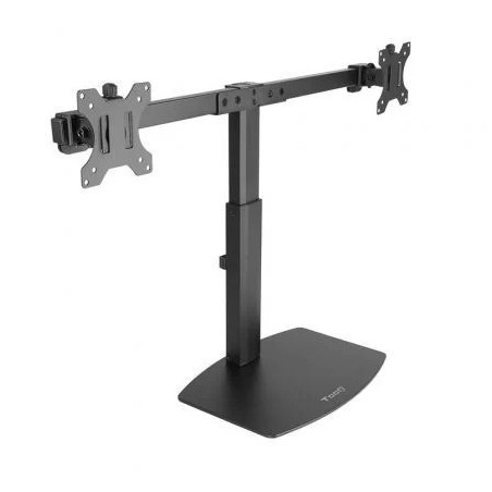 Soporte de Sobremesa para 2 Monitores TooQ DB1727TN-B/ Giratorio/ Incl