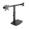 Soporte de Sobremesa para 2 Monitores TooQ DB1727TN-B/ Giratorio/ Incl