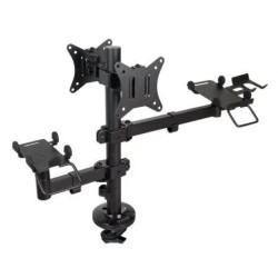 Soporte de Mesa para 2 Monitores, TPV, Impresora, Términal y Lector To
