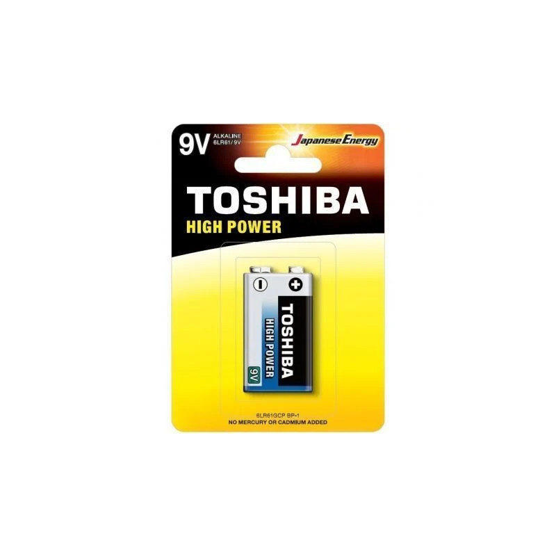 Pila 9V Toshiba 6LR61/ 9V/ Alcalina
