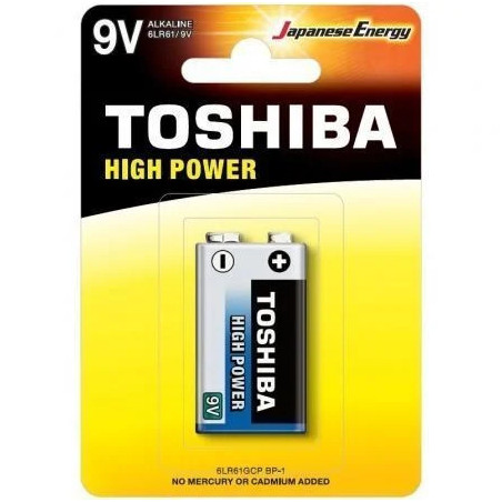 Pila 9V Toshiba 6LR61/ 9V/ Alcalina