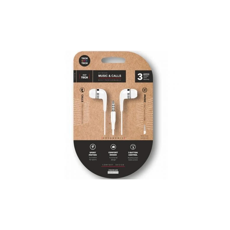 Auriculares Intrauditivos Tech One Tech soft earTECH TEC1004 | APLIUM