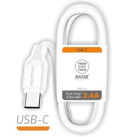 Cable USB Tipo-C Tech One Tech TEC2903/ USB Tipo-C Macho - USB Macho/