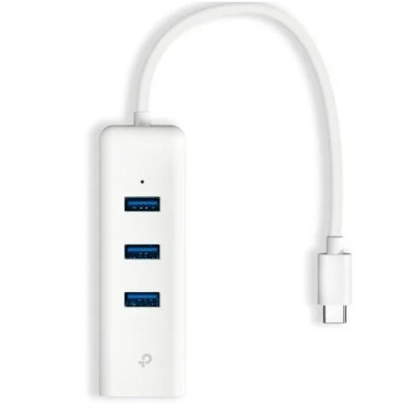 Hub USB Tipo-C 3.0 TP-Link UE330C/ 3xUSB/ 1xRJ45/ Blanco
