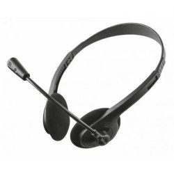 Auriculares Trust Primo Chat/ con Micrófono/ Jack 3.5/ Negro | APLIUM