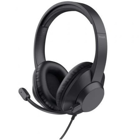 Auriculares Trust Ayda Max USB/ con Micrófono/ USB/ Negros | APLIUM