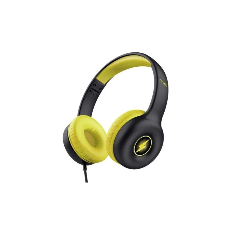 Auriculares Infantiles Trust Nouna Kids/ con Micrófono/ Negros
