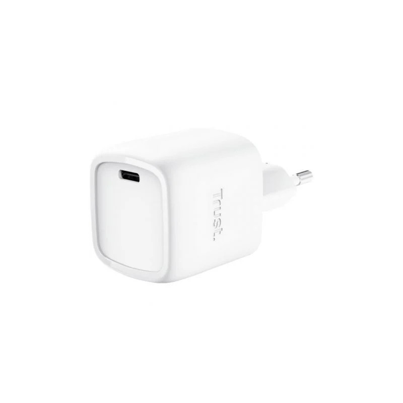 Cargador de Pared GaN Trust Maxo 30W/ 1xUSB Tipo-C/ 30W