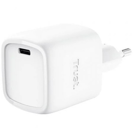 Cargador de Pared GaN Trust Maxo 30W/ 1xUSB Tipo-C/ 30W