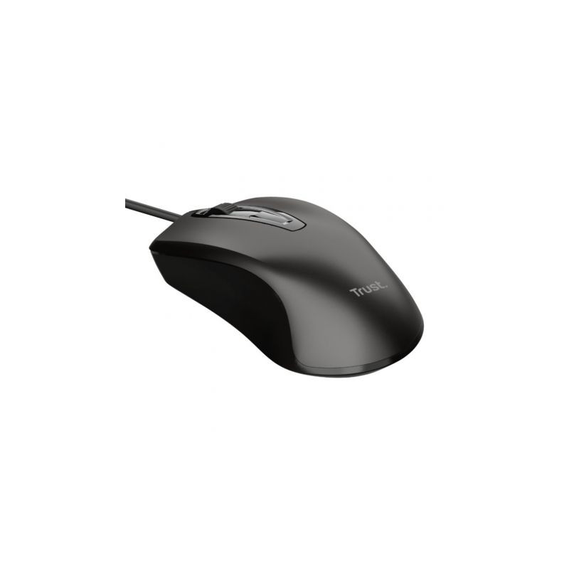Ratón Trust Basics Wired Mouse/ Hasta 1200 DPI