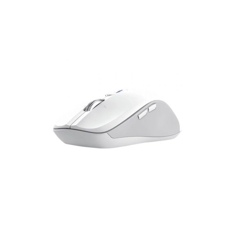 Ratón Ergonómico Inalámbrico Trust Ferro/ Hasta 3200 DPI/ Blanco