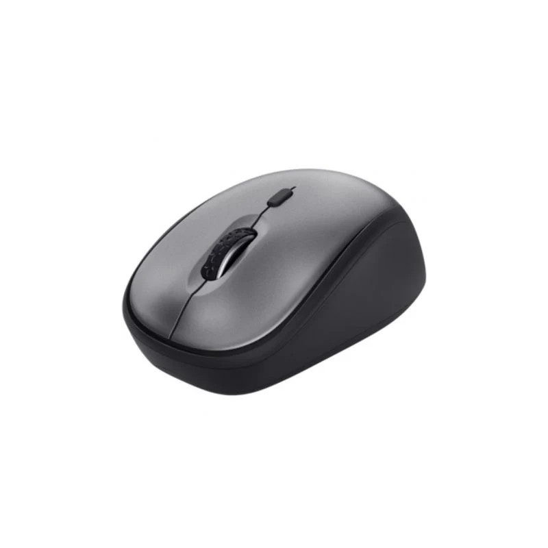 Ratón Mini Inalámbrico Trust Yvi+ Silent/ Hasta 1600 DPI/ Negro