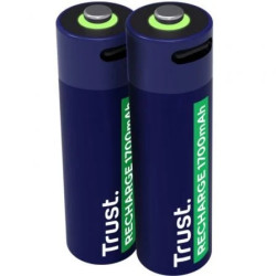 Pack de 2 Pilas AA Trust 25584/ Recargables