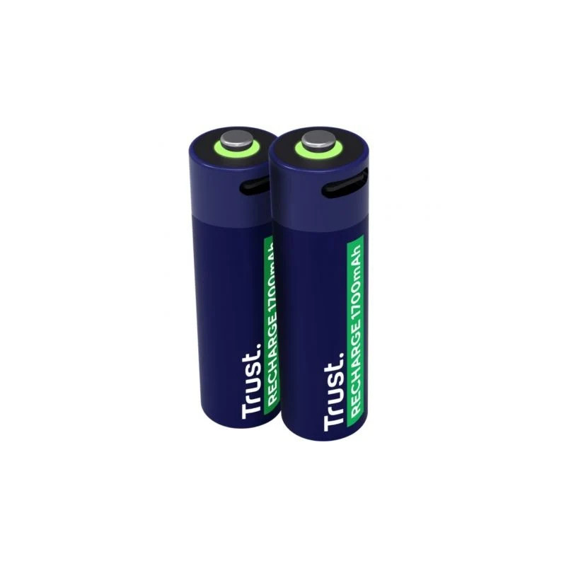 Pack de 2 Pilas AA Trust 25584/ Recargables