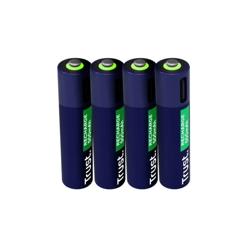 Pack de 4 Pilas AAA Trust 25671/ Recargables