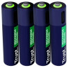 Pack de 4 Pilas AAA Trust 25671/ Recargables