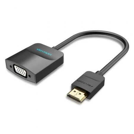 Conversor Vention 42161 HDMI Macho - VGA Hembra - Jack 3.5 Hembra/ 15c