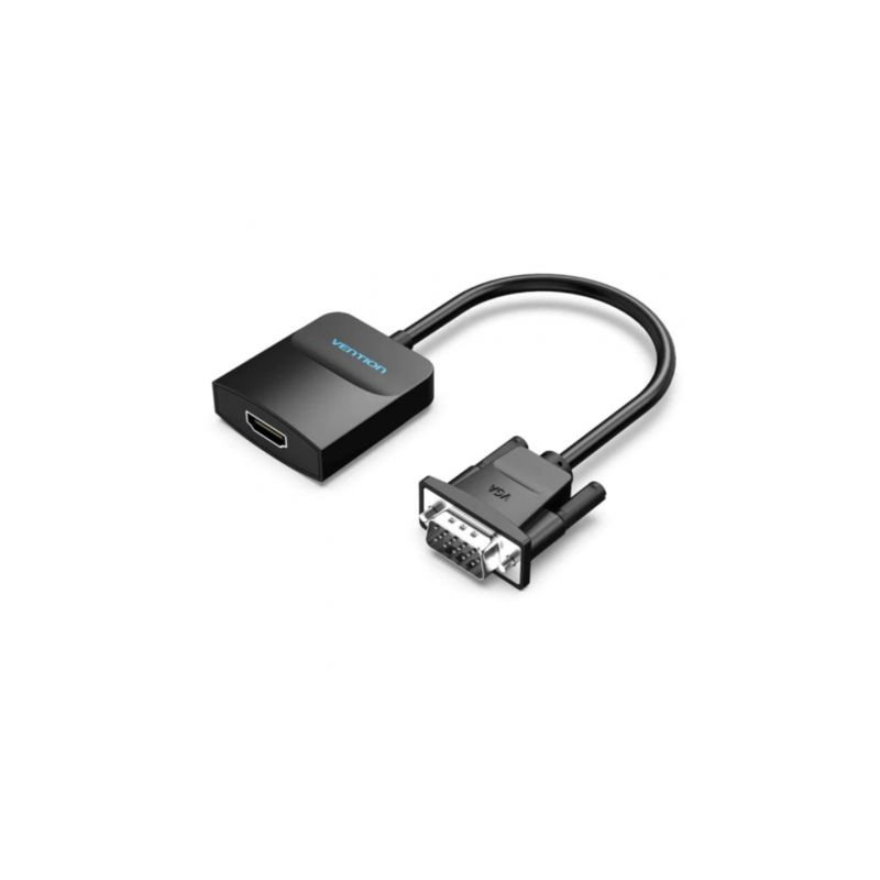 Conversor Vention ACNBB/ VGA Macho - HDMI Hembra/ 15cm/ Negr | APLIUM
