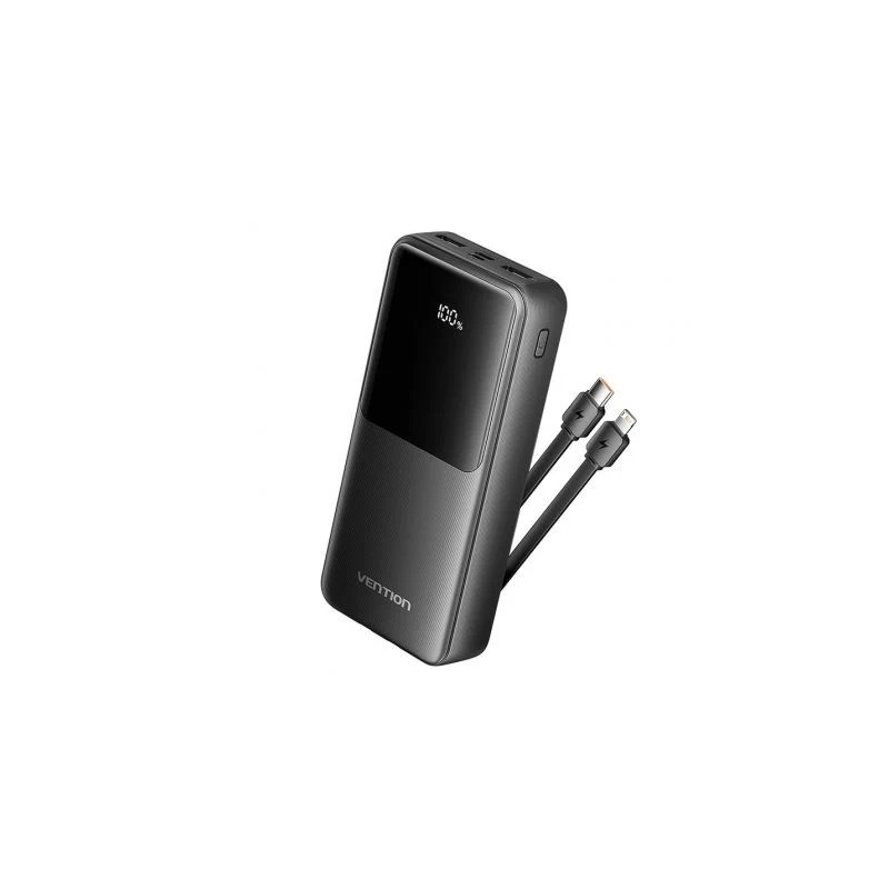 Powerbank 20000mAh Vention FHPB0/ 22.5W/ Negra/ Incluye Cabl | APLIUM