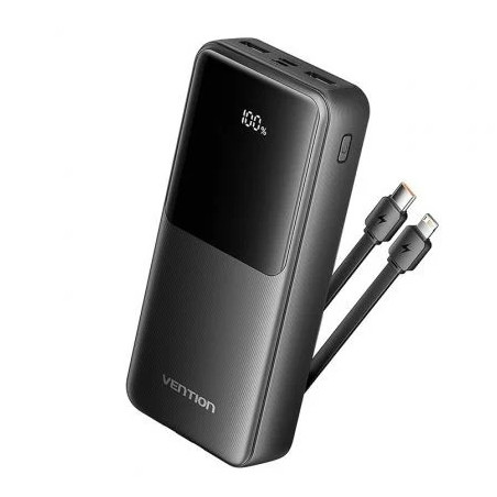Powerbank 20000mAh Vention FHPB0/ 22.5W/ Negra/ Incluye Cabl | APLIUM