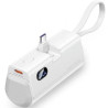 Powerbank 4800mAh Vention FHQW0/ 22.5W/ Blanca/ Incluye Cabl | APLIUM