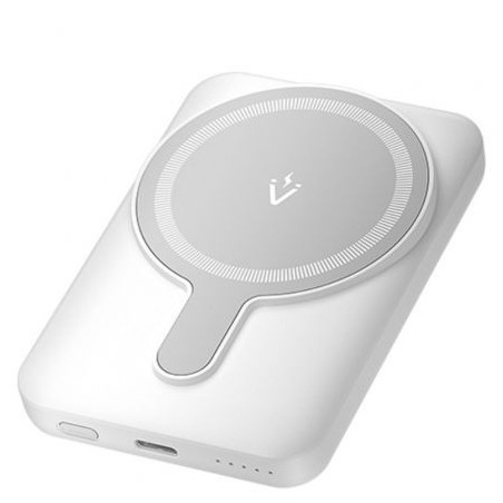 Powerbank 5000mAh Vention FHSW0/ 20W/ Wireless/ Blanca