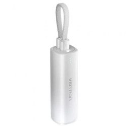 Powerbank 5000mAh Vention FHWM0/ 20W/ Gris/ Incluye Cable USB Tipo-C y
