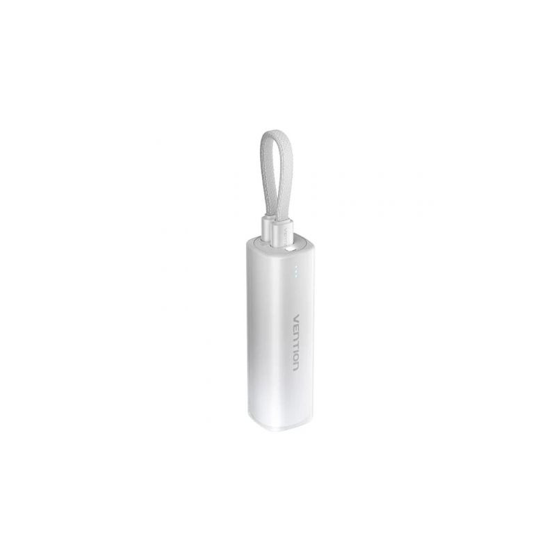 Powerbank 5000mAh Vention FHWM0/ 20W/ Gris/ Incluye Cable USB Tipo-C y