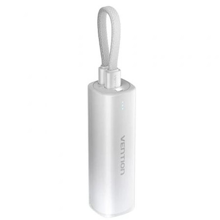 Powerbank 5000mAh Vention FHWM0/ 20W/ Gris/ Incluye Cable USB Tipo-C y