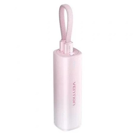 Powerbank 5000mAh Vention FHWR0/ 20W/ Rosa