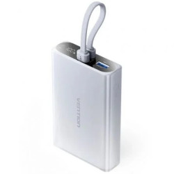 Powerbank 10000mAh Vention FHZM0/ 22.5W/ Gris/ Incluye Cable USB Tipo-