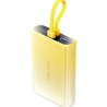 Powerbank 10000mAh Vention FHZY0/ 22.5W/ Amarillo/ Incluye Cable USB T