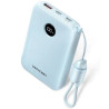 Powerbank 10000mAh Vention FKAL0-C/ 22.5W/ Azul/ Incluye Cable USB Tip