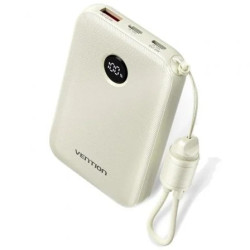 Powerbank 10000mAh Vention FKAN0-C/ 22.5W/ Gris/ Incluye Cable USB Tip