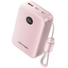 Powerbank 20000mAh Vention FKBP0-C/ 22.5W/ Rosa/ Incluye Cable USB Tip