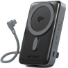 Powerbank 10000mAh Vention FKHH0/ 35W/ Wireless/ Gris/ Incluye Cable U
