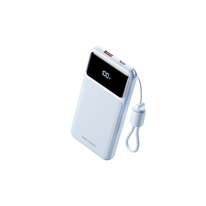 Powerbank 10000mAh Vention XGYL0-39-TY/ 22.5W/ Azul/ Incluye Cable USB