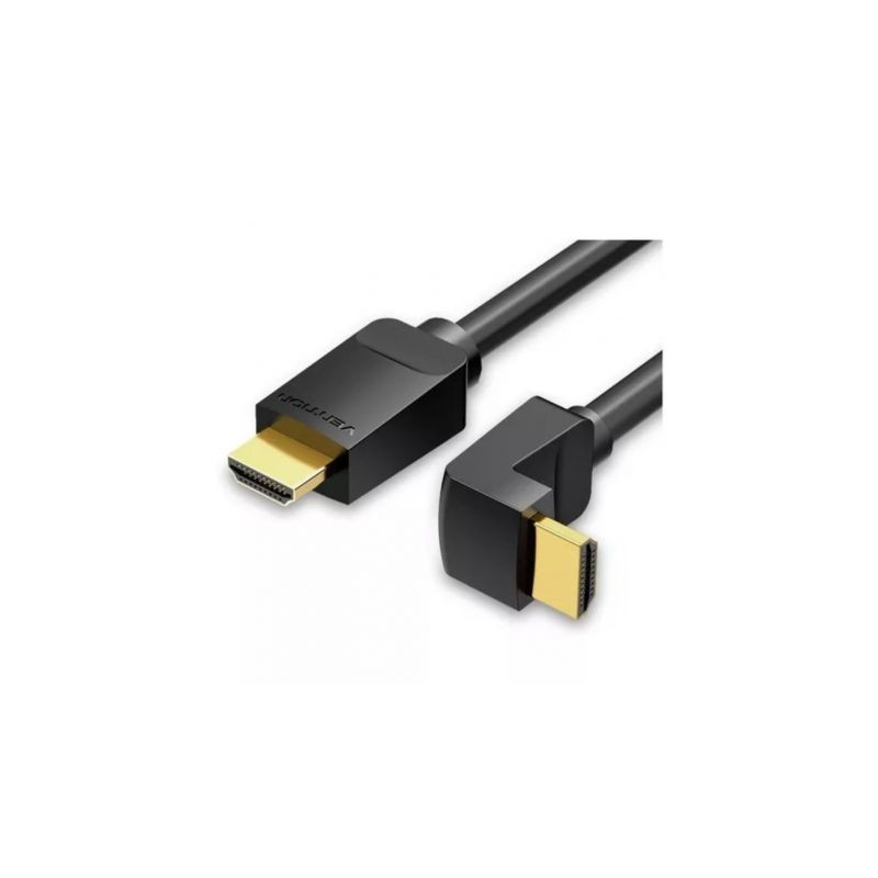 Cable HDMI 2.0 4K Acodado 90º Vention AARBI/ HDMI Macho - HDMI Macho/