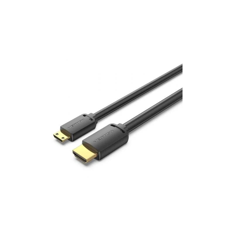 Cable HDMI 4K Vention AGHBG/ HDMI Macho - Mini HDMI Macho/ 1.5m/ Negro