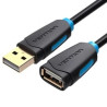 Cable Alargador USB 2.0 Vention CBCBD/ USB Macho - USB Hembra/ 50cm/ N