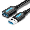 Cable Alargador USB 3.0 Vention CBHBI/ USB Macho - USB Hembra/ 5Gbps/