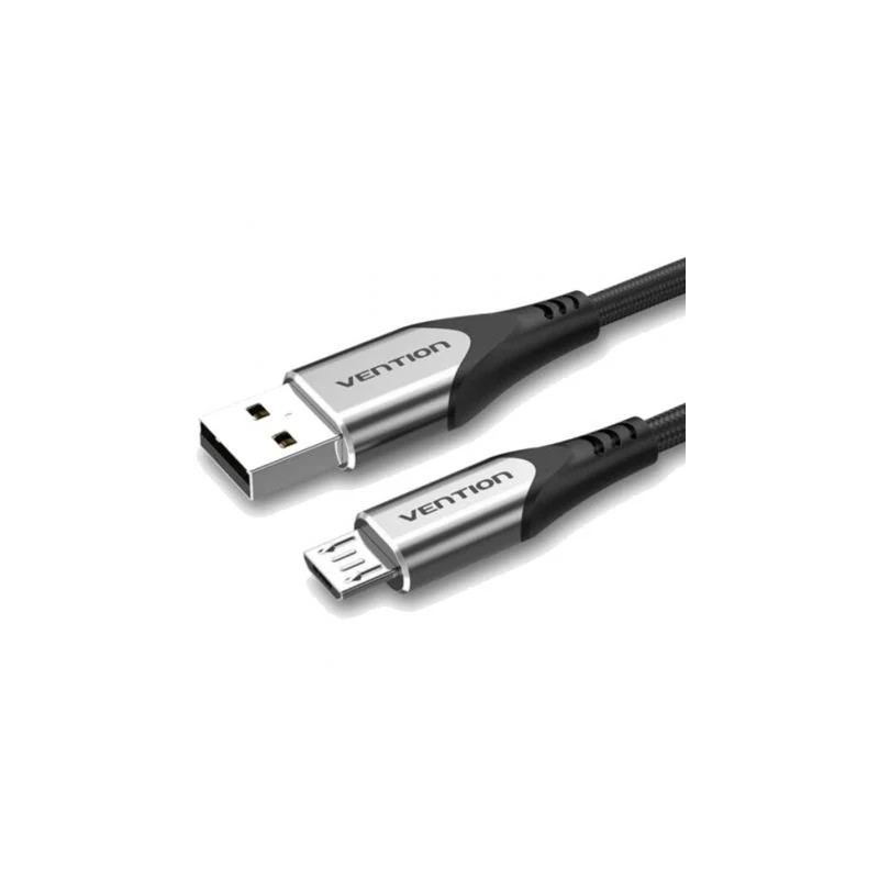 Cable USB 2.0 Vention COAHF/ USB Macho - MicroUSB Macho/ Hasta 60W/ 48