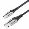 Cable USB 2.0 Tipo-C Vention CODHH/ USB Macho - USB Tipo-C Macho/ 480M