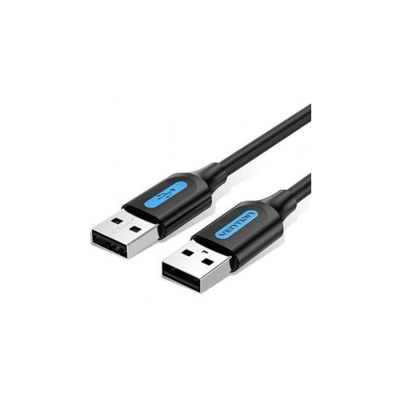 Cable USB 2.0 Vention COJBD/ USB Macho - USB Macho/ 480Mbps/ 50cm/ Neg
