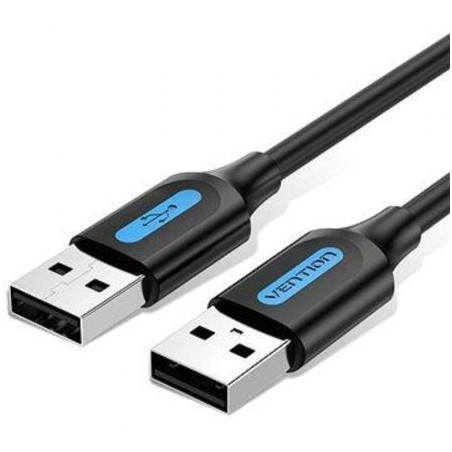 Cable USB 2.0 Vention COJBD/ USB Macho - USB Macho/ 480Mbps/ 50cm/ Neg