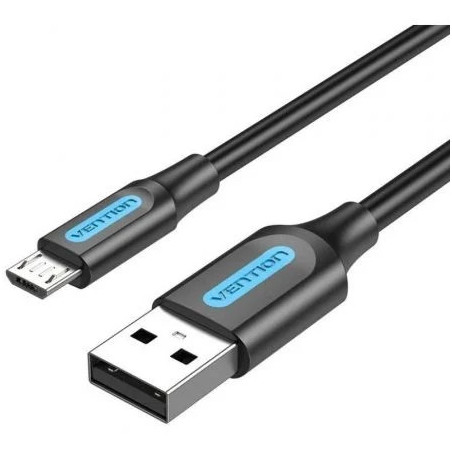 Cable USB 2.0 Vention COLBF/ USB Macho - MicroUSB Macho/ 480Mbps/ 1m/