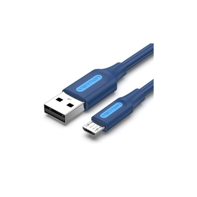 Cable USB 2.0 Vention COLLH/ USB Macho - MicroUSB Macho/ 480Mbps/ 2m/