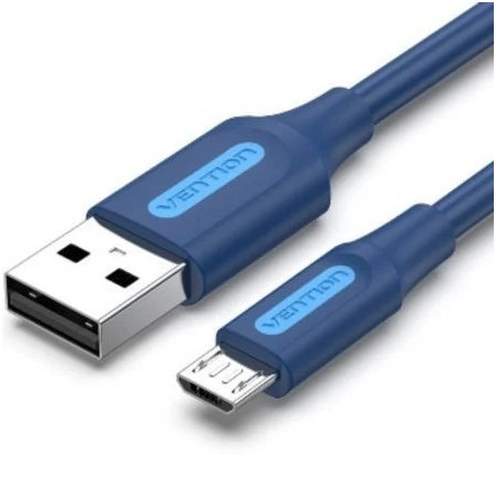 Cable USB 2.0 Vention COLLH/ USB Macho - MicroUSB Macho/ 480Mbps/ 2m/