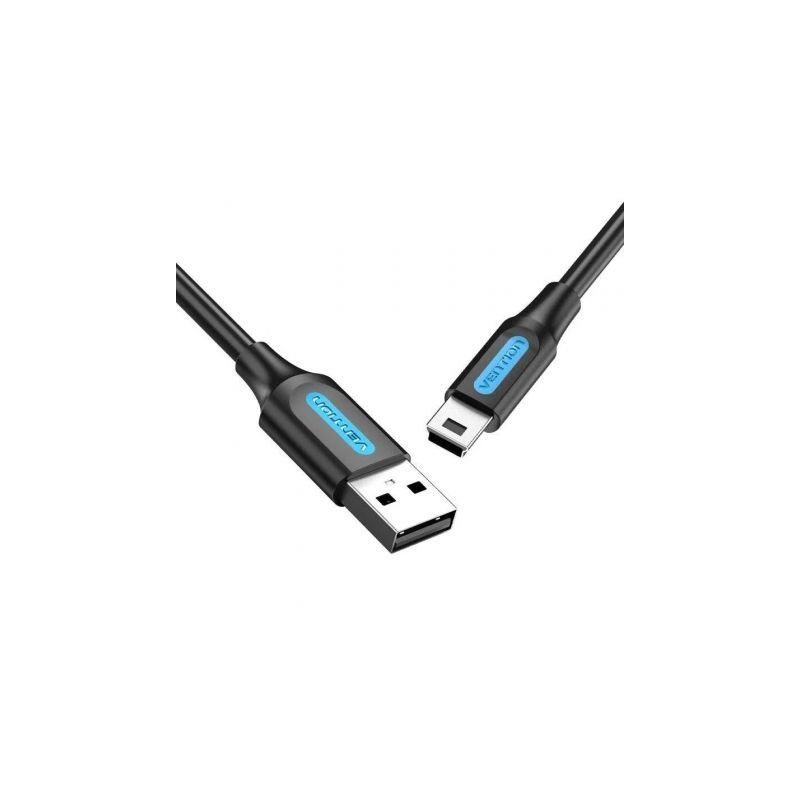 Cable USB 2.0 Vention COMBD/ USB Macho - MiniUSB Macho/ 480Mbps/ 50cm/